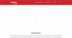 Desktop Screenshot of mikulasgyar.hu